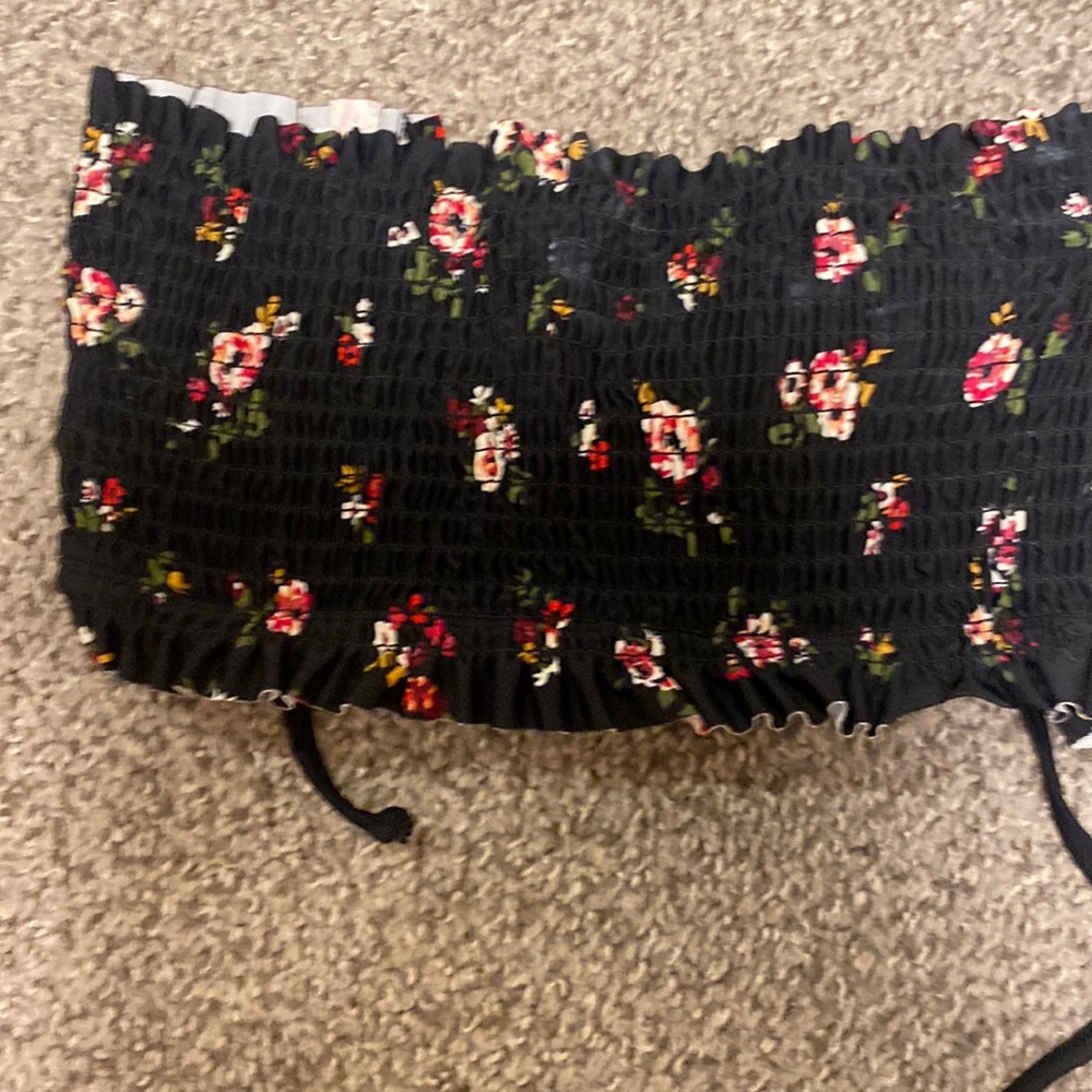 Super cute Floral Ban-do Swimsuit top!